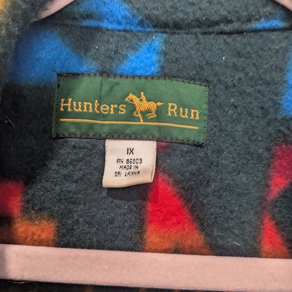 Hunter's Run Multicolor Wool Coat - Picture 3 of 9